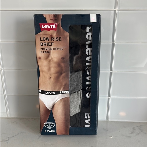 Levi's Black and Gray Briefs Underwear - Picture 5 of 5